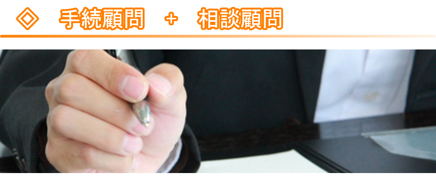手続顧問+相談顧問